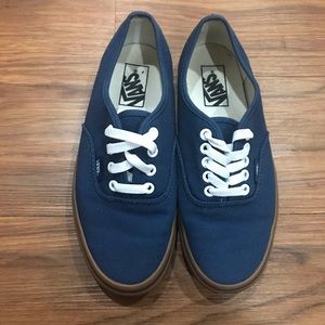 Blue Canvas Vans (M: 6 W: 7.5)